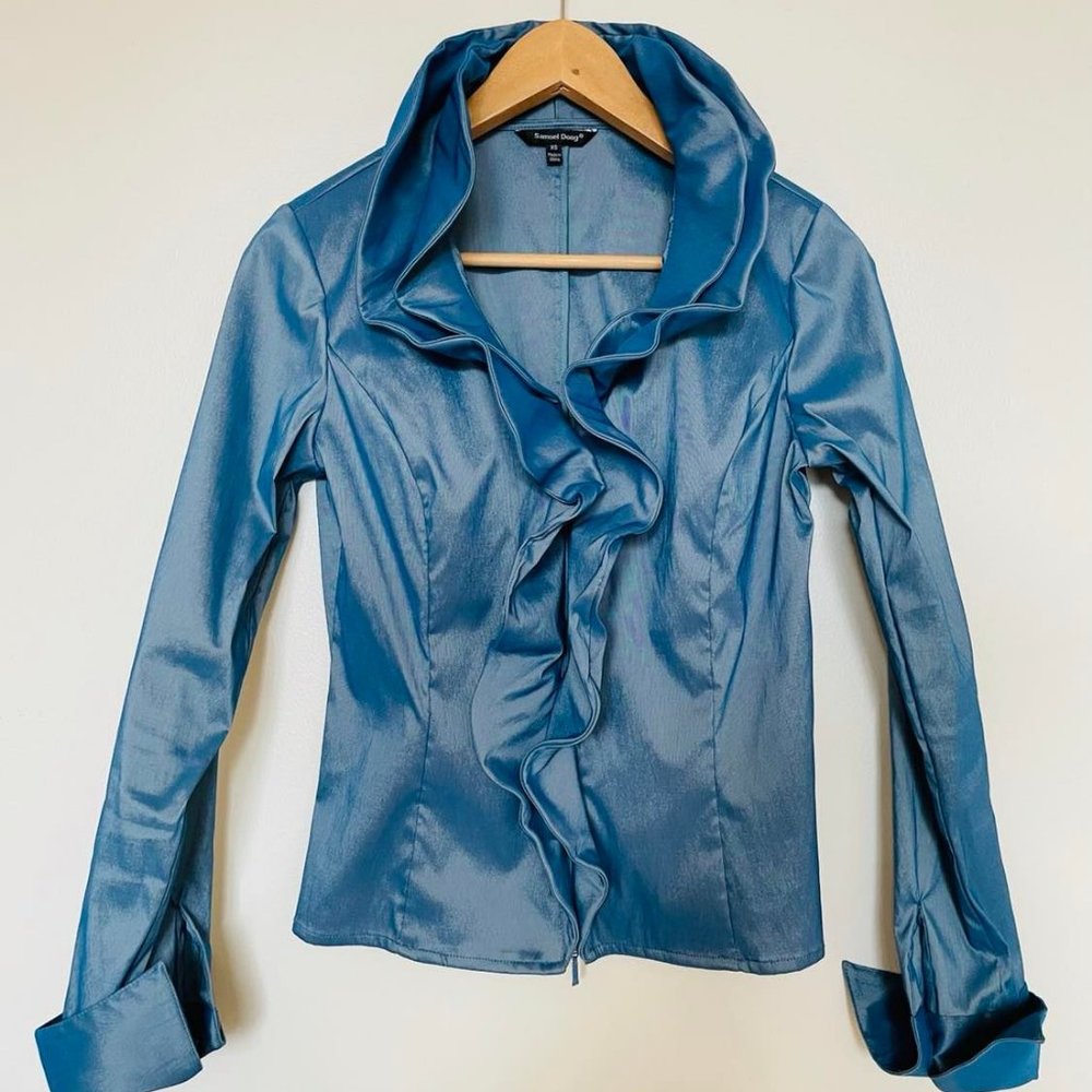 SAMUEL DONG SHIMMER JACKET / BLOUSE XS